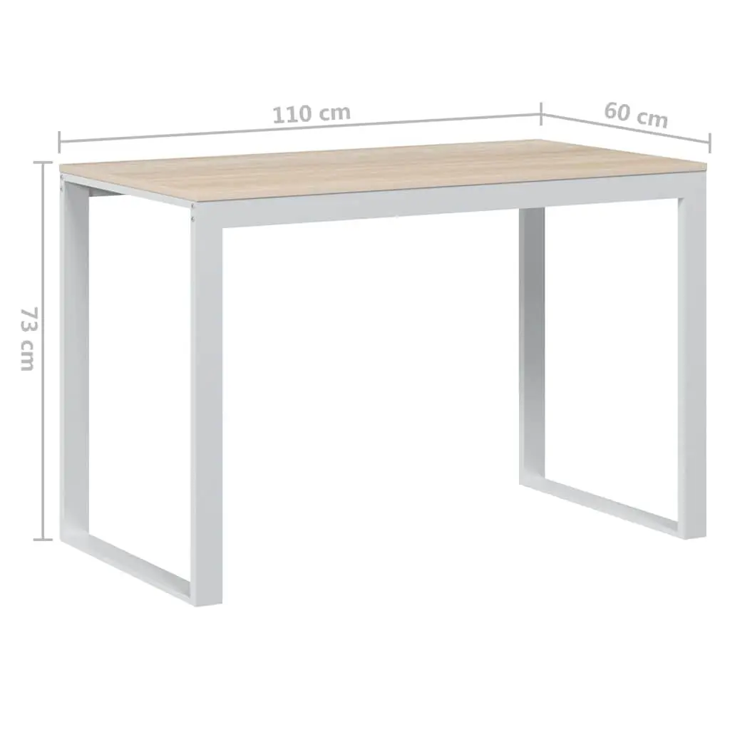 Computer Desk Writing Table Home Office 110 x 60 x 73 cm