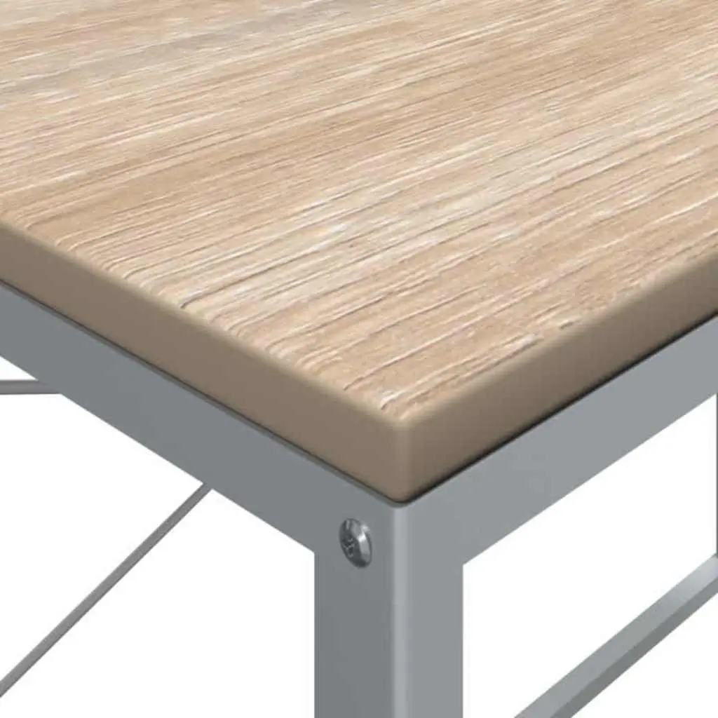 Computer Desk Writing Table Home Office Furniture Engineered Wood Metal Frame