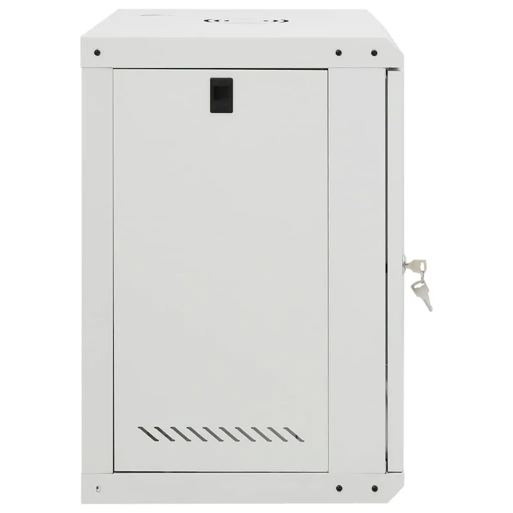 12U Wall Mounted Network Cabinet 19" IP20 53x40x60cm Server Data Rack Grey