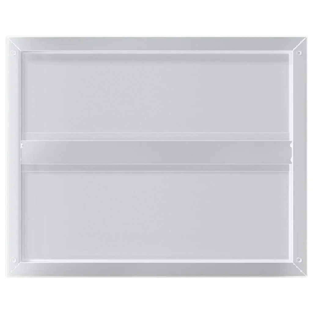 Wall Shelves 2 pcs 50x40 cm Silver Stainless Steel Floating Shelving Storage