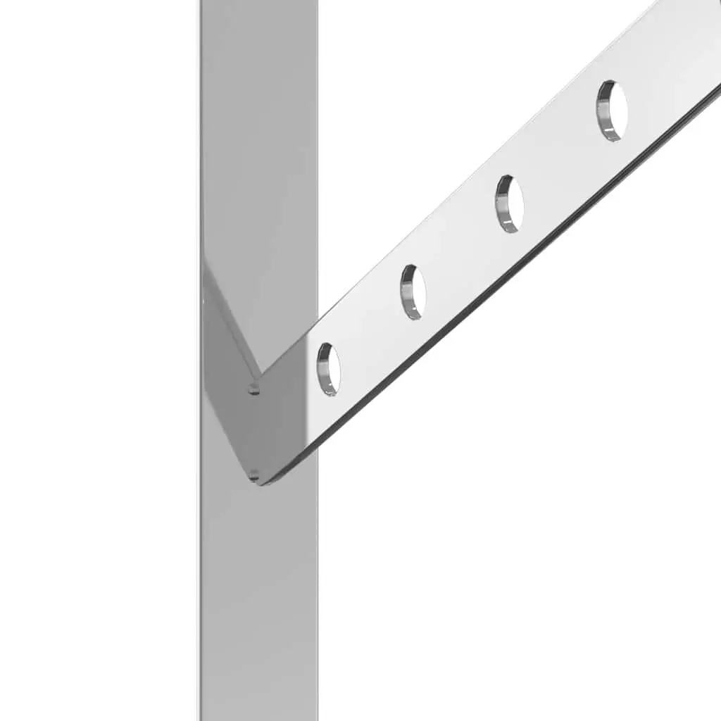 Shelf Brackets Wall Mount Stainless Steel 4 Piece