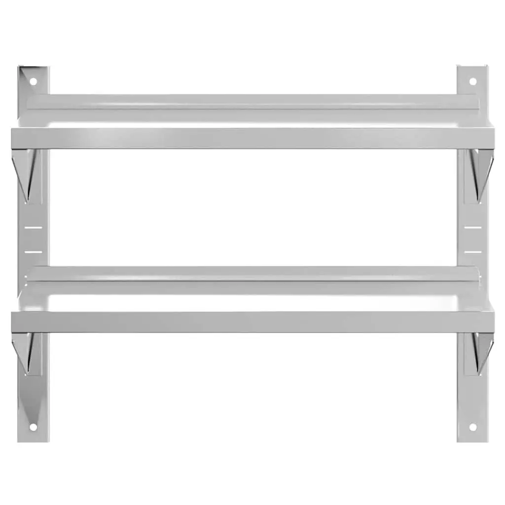 2-Tier Floating Wall Shelf