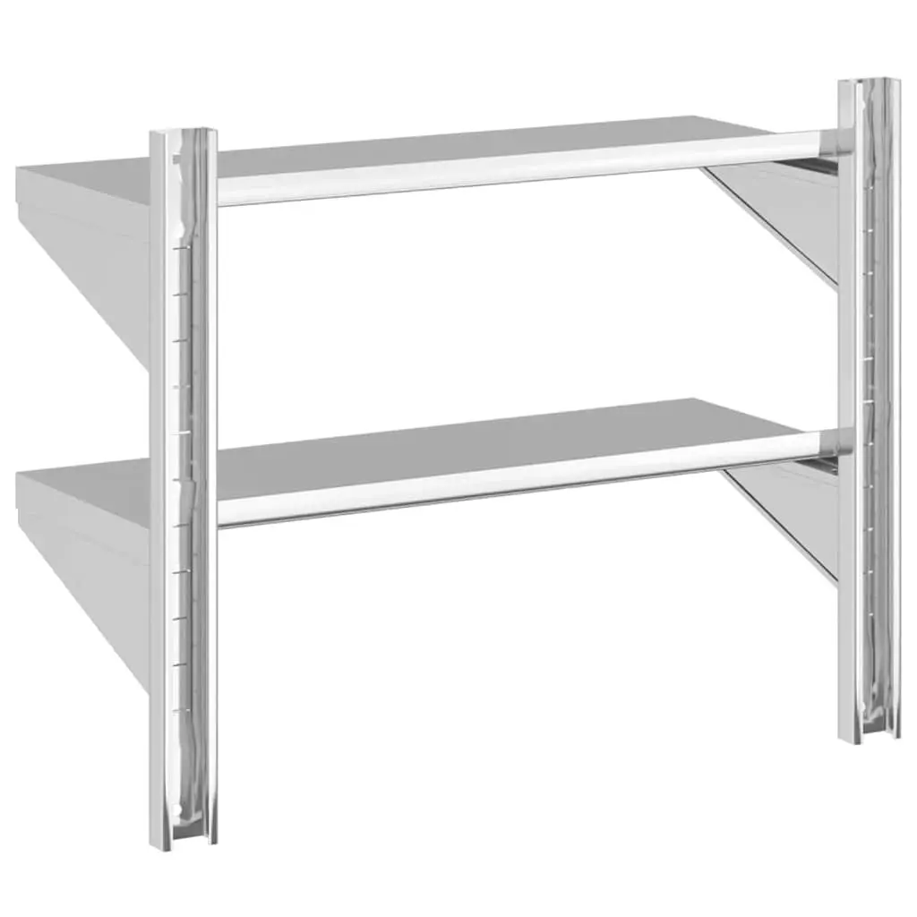 2-Tier Floating Wall Shelf
