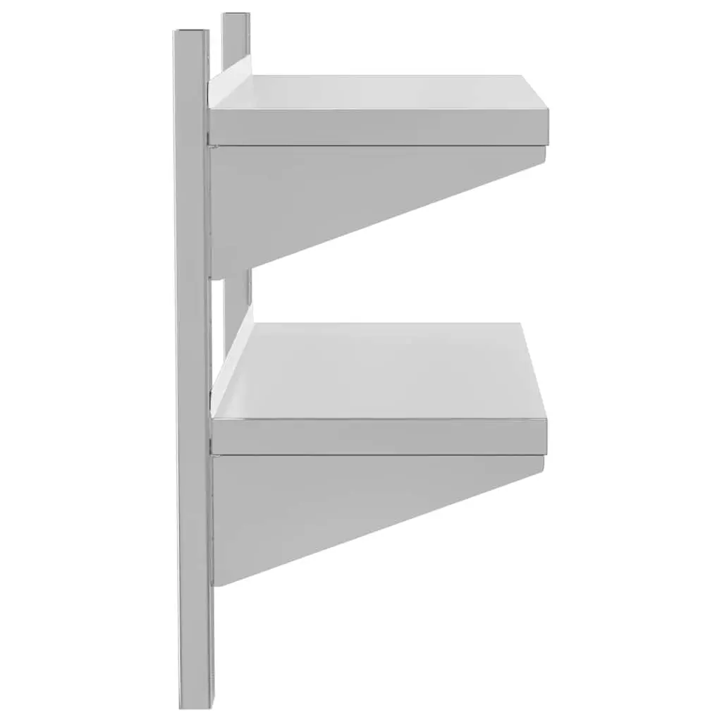2-Tier Floating Wall Shelf