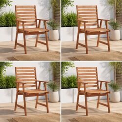 Outdoor Dining Chairs Set of 4 - Specifications Included