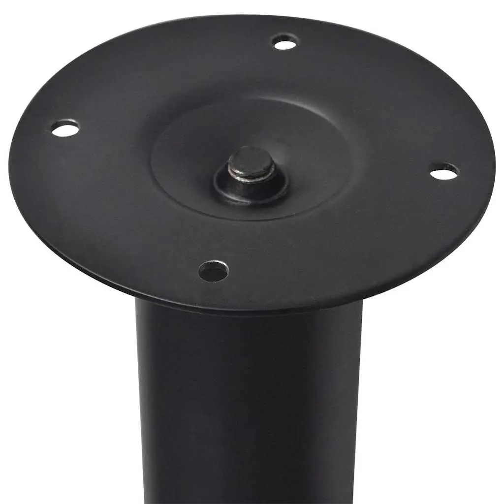 Telescopic Table Legs for Furniture Adjustable 710 to 1100 mm Black 4 Piece