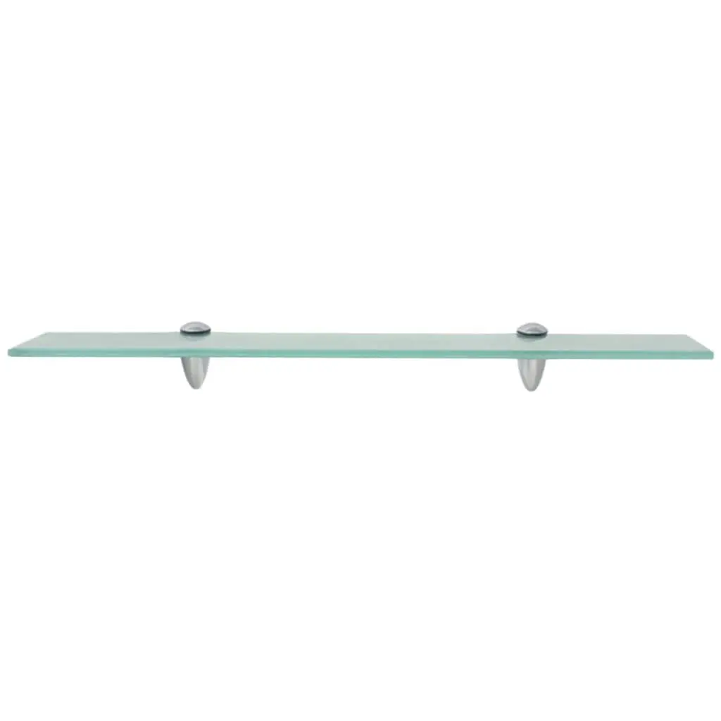 Floating Glass Shelves, 60x10 cm, 2 Pieces Included