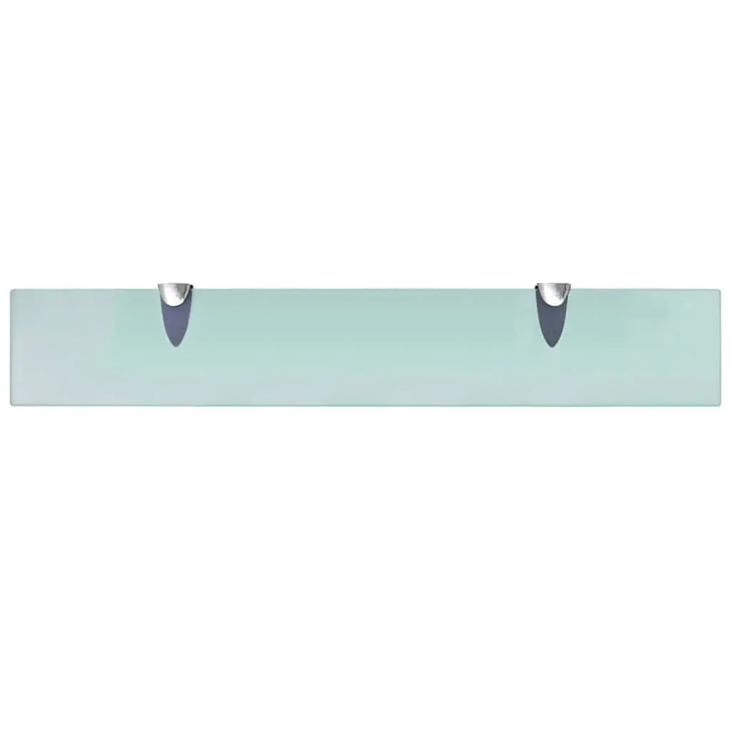 Floating Glass Shelves, 60x10 cm, 2 Pieces Included