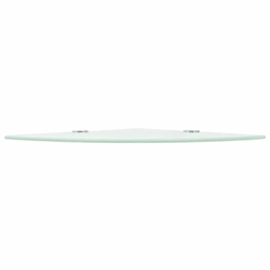 Corner Shelves 2 pcs Glass Wall Mounted Floating Shelf 25x25 cm
