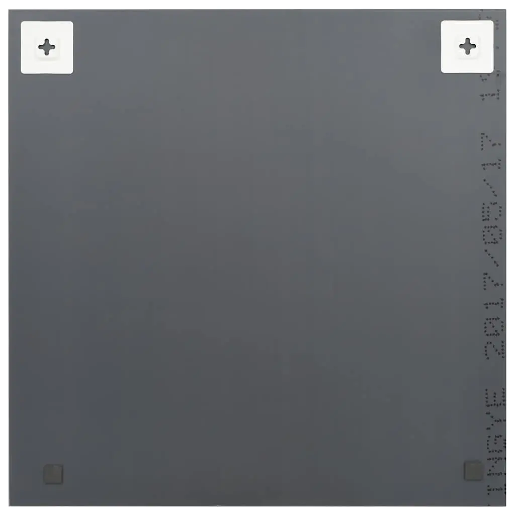 Square Wall Mirrors 50x50cm Silver