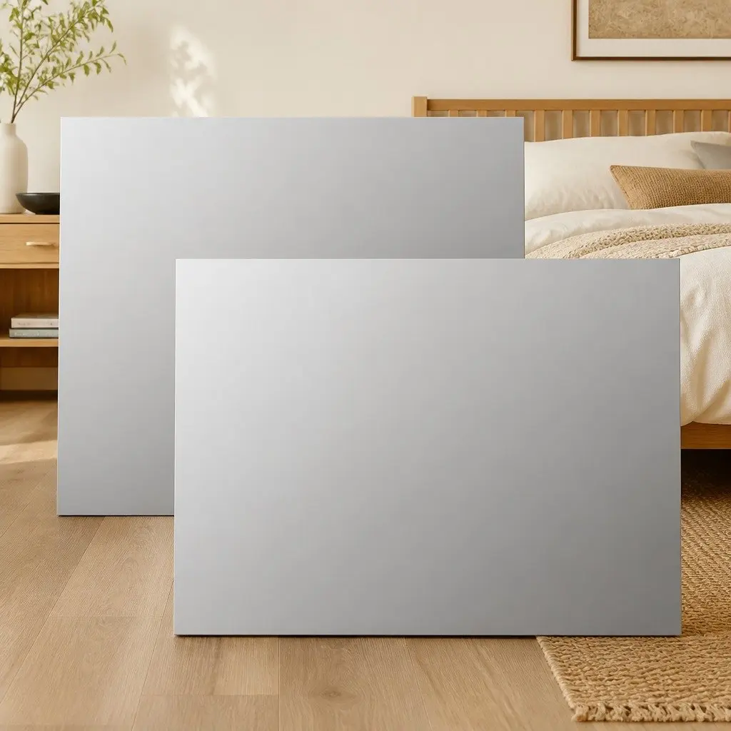 Rectangular Wall Mirror 60 x 40 cm, Glass, Silver, 2 pcs