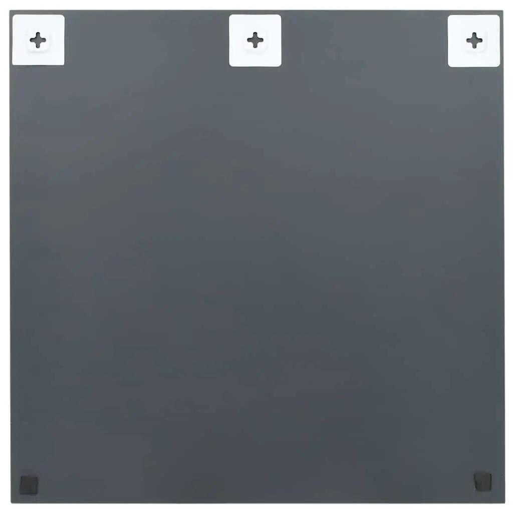 Square Wall Mirror 60x60 cm Silver Glass Reflective Home Decor Living Room 2 Piece