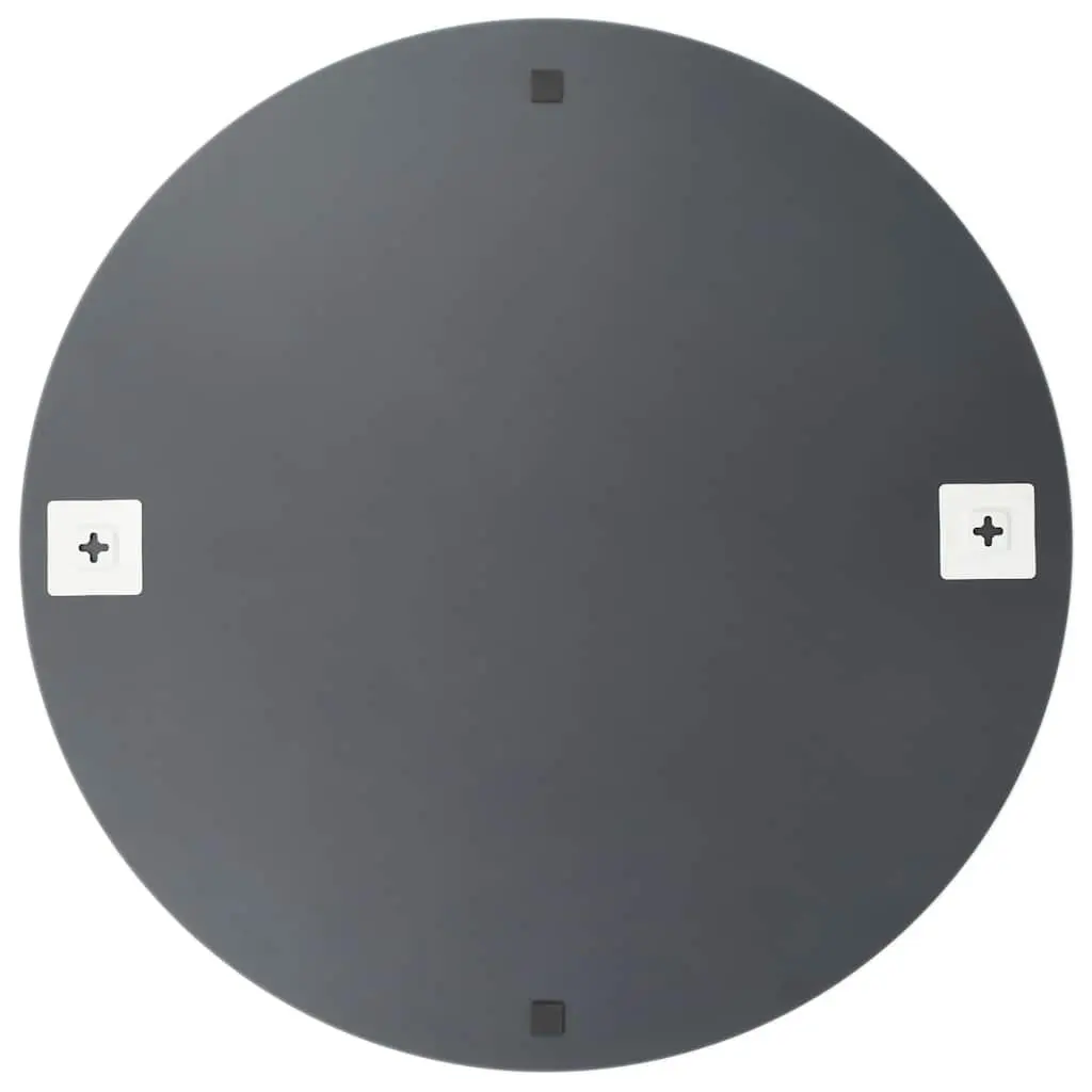 70 cm Round Silver Wall Mirrors, Set of 2
