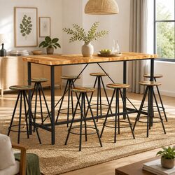 Specifications of the 9 Piece Bar Set: Industrial & Stylish