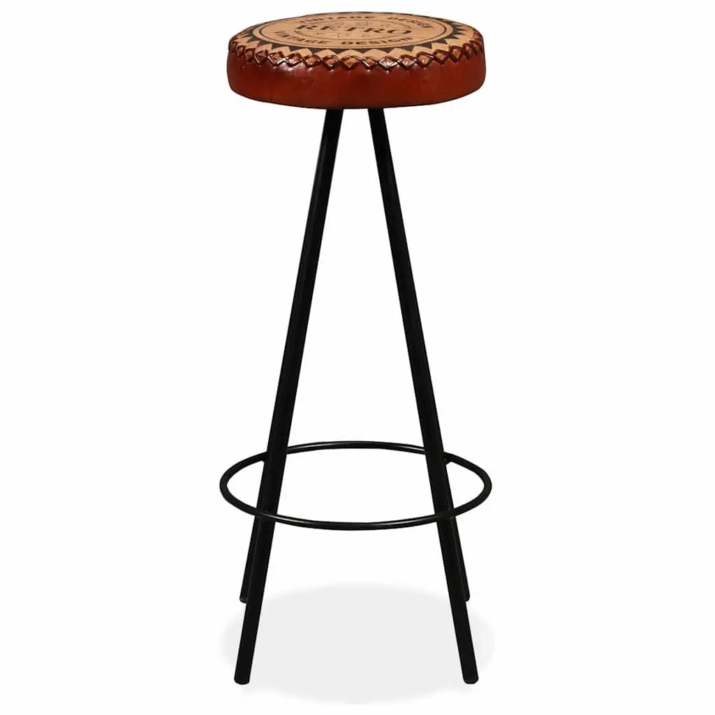 Bar Set 9 Piece Solid Reclaimed Wood Table Stools Industrial Dining Furniture