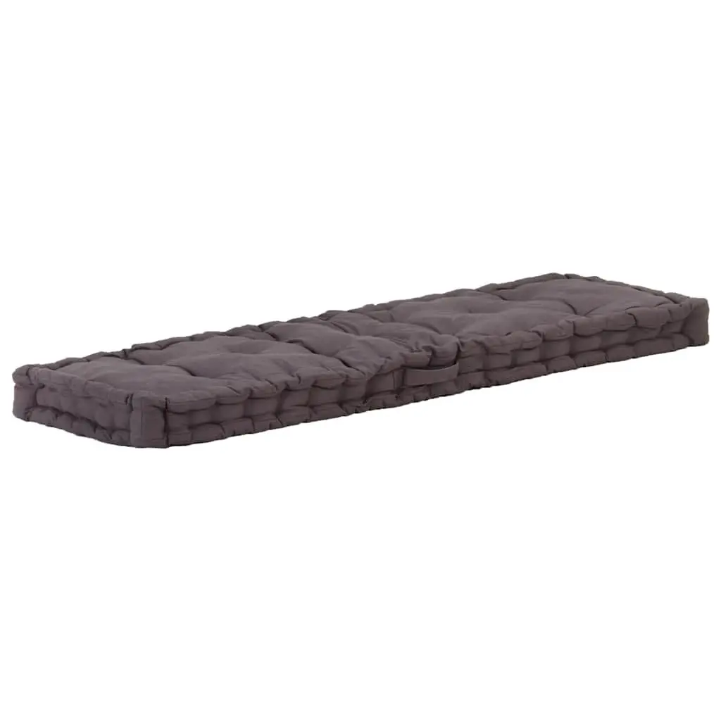 Pallet Floor Cushions 2 pcs Cotton Anthracite Garden Sofa Seat Pad Comfort