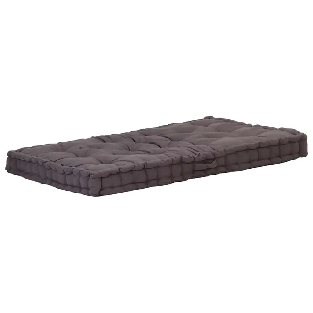 Pallet Floor Cushions 2 pcs Cotton Anthracite Garden Sofa Seat Pad Comfort