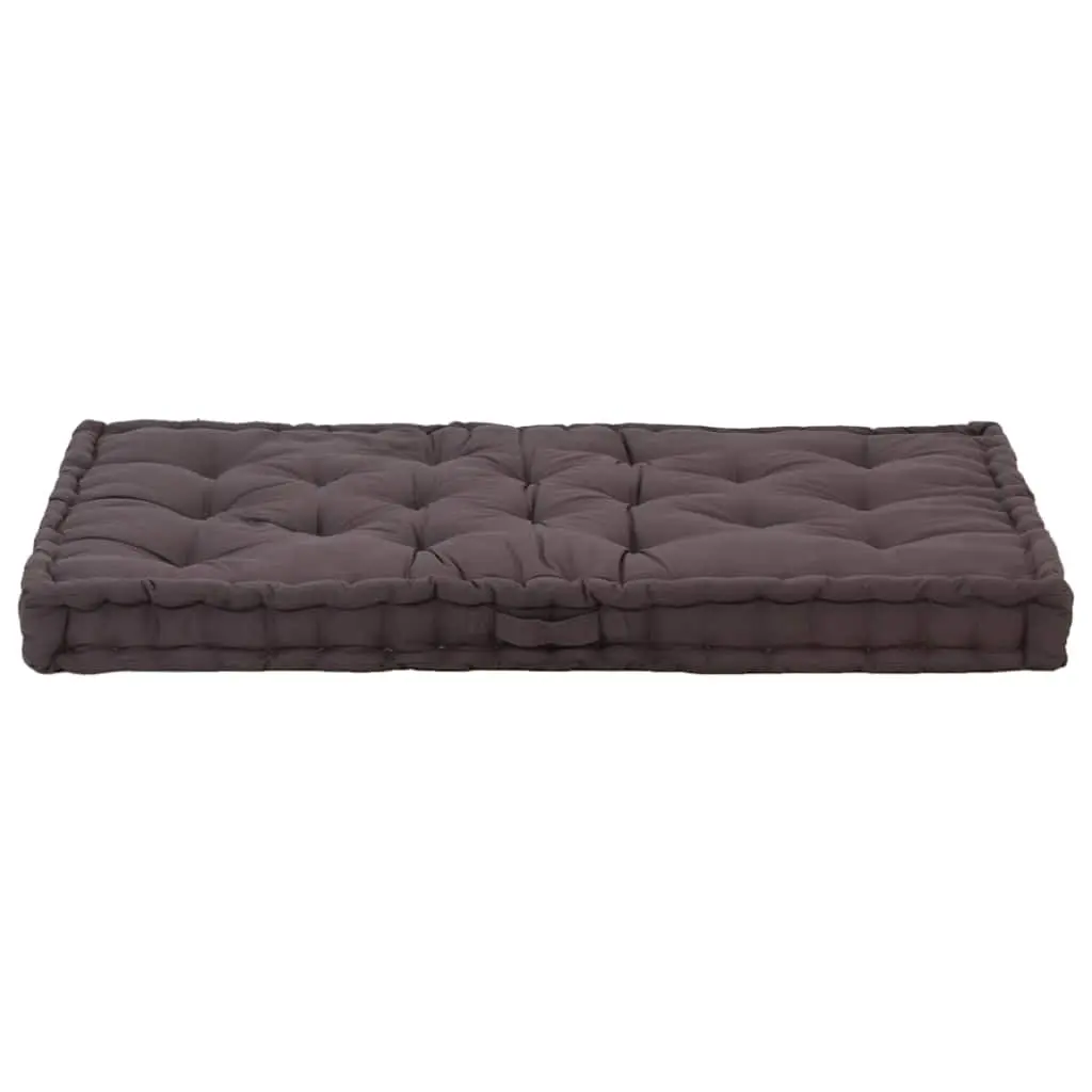 Pallet Floor Cushions 2 pcs Cotton Anthracite Garden Sofa Seat Pad Comfort