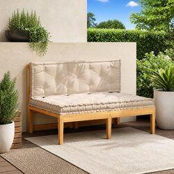 Specifications of Beige Cotton Pallet Floor Cushions - 2 Piece