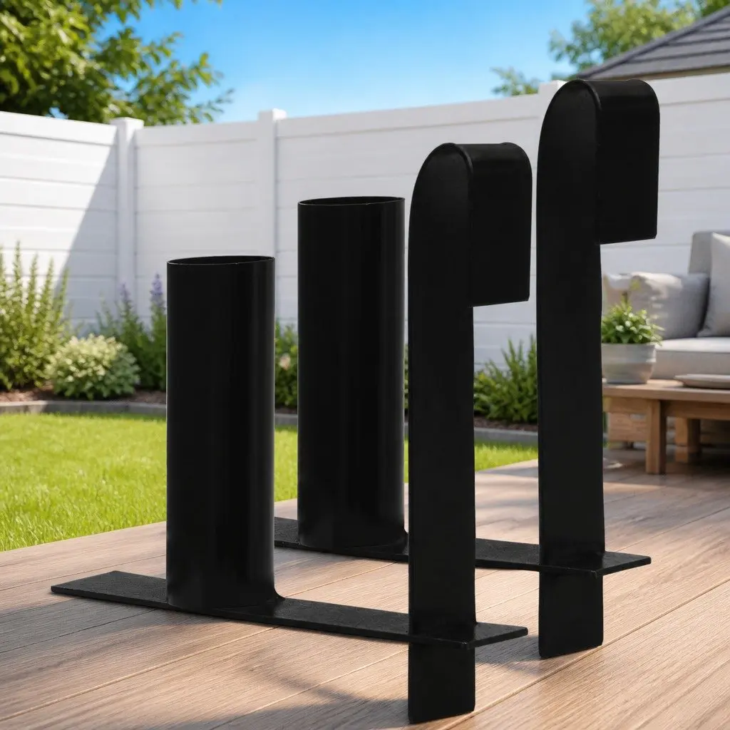 Privacy Fence Strip Dispensers 2 pcs Steel Powder Coated Weather Resistant Tools