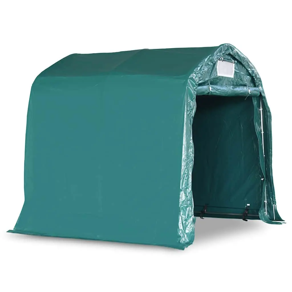 Garage Canopy Shelter 1.6 x 2.4m Green Outdoor Storage Tent for Vehicles and Goods