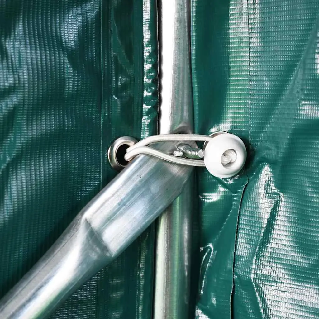 Garage Canopy Shelter 1.6 x 2.4m Green Outdoor Storage Tent for Vehicles and Goods