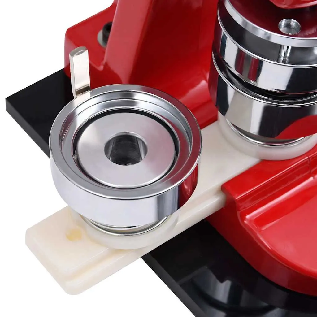 44mm Badge Maker Machine with 500 Button Parts Included