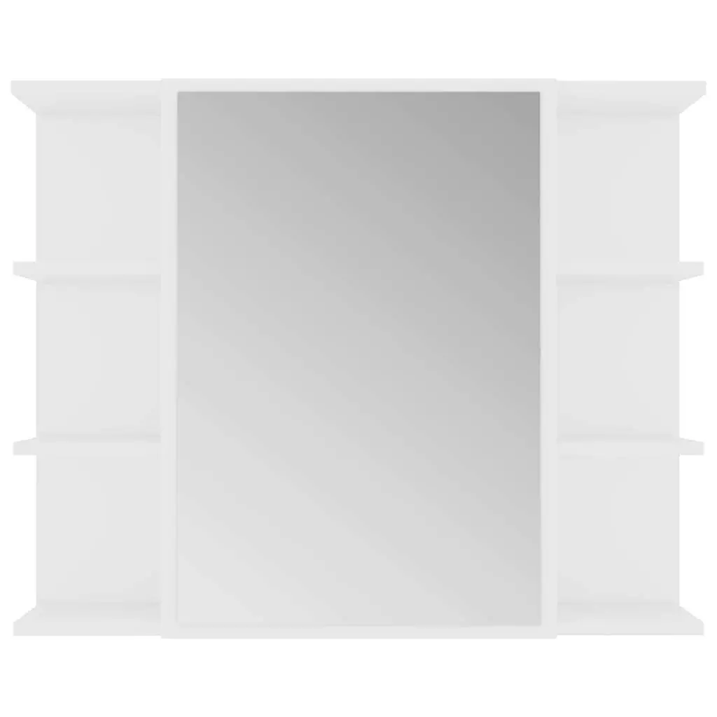 Bathroom Furniture Set 3 Piece White Cabinet Mirror Storage Vanity