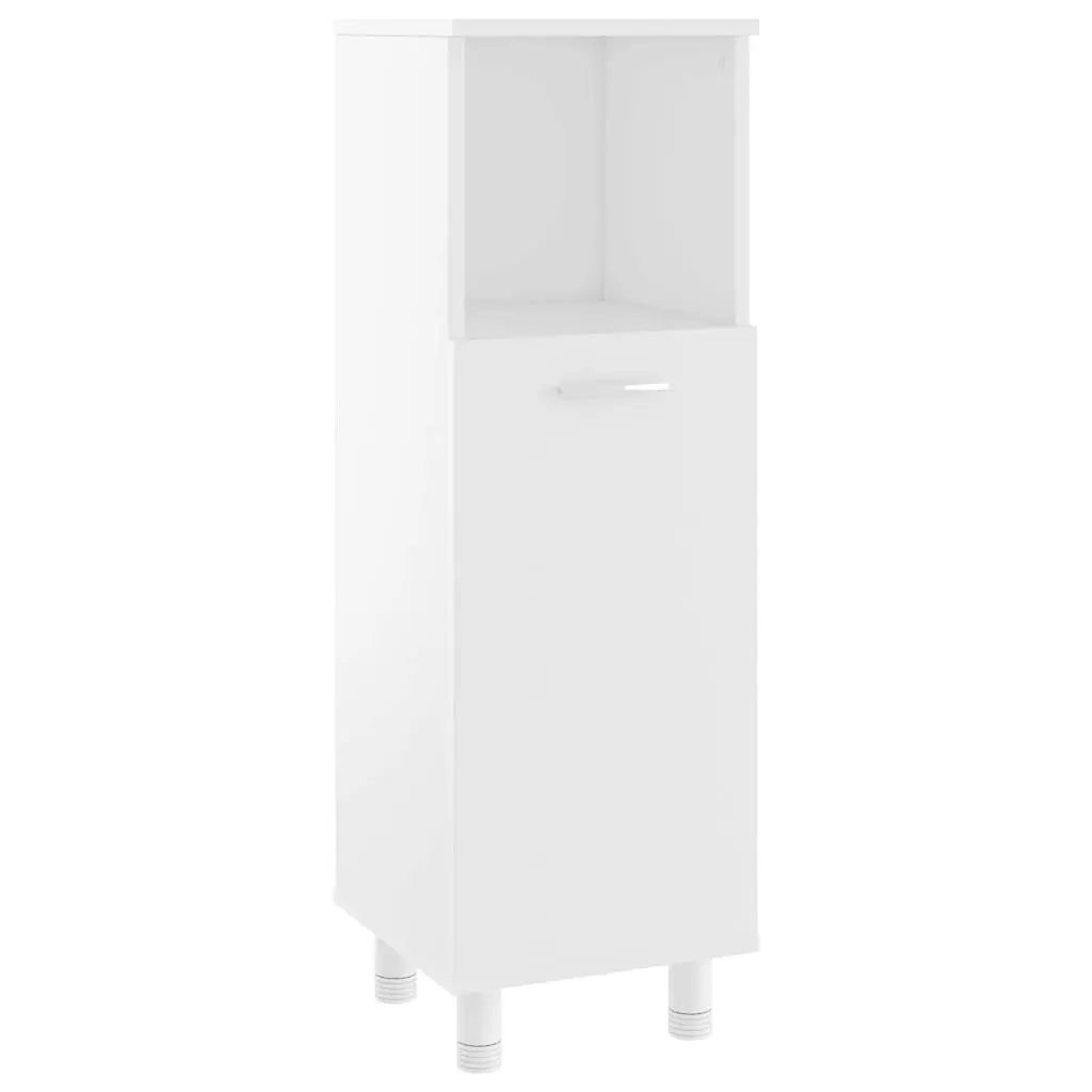 Bathroom Furniture Set 3 Piece White Cabinet Mirror Storage Vanity