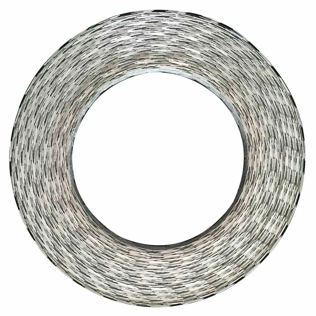 Razor Wire 2 Pieces 100m Steel Barbed Garden Fence Security Outdoor Protection