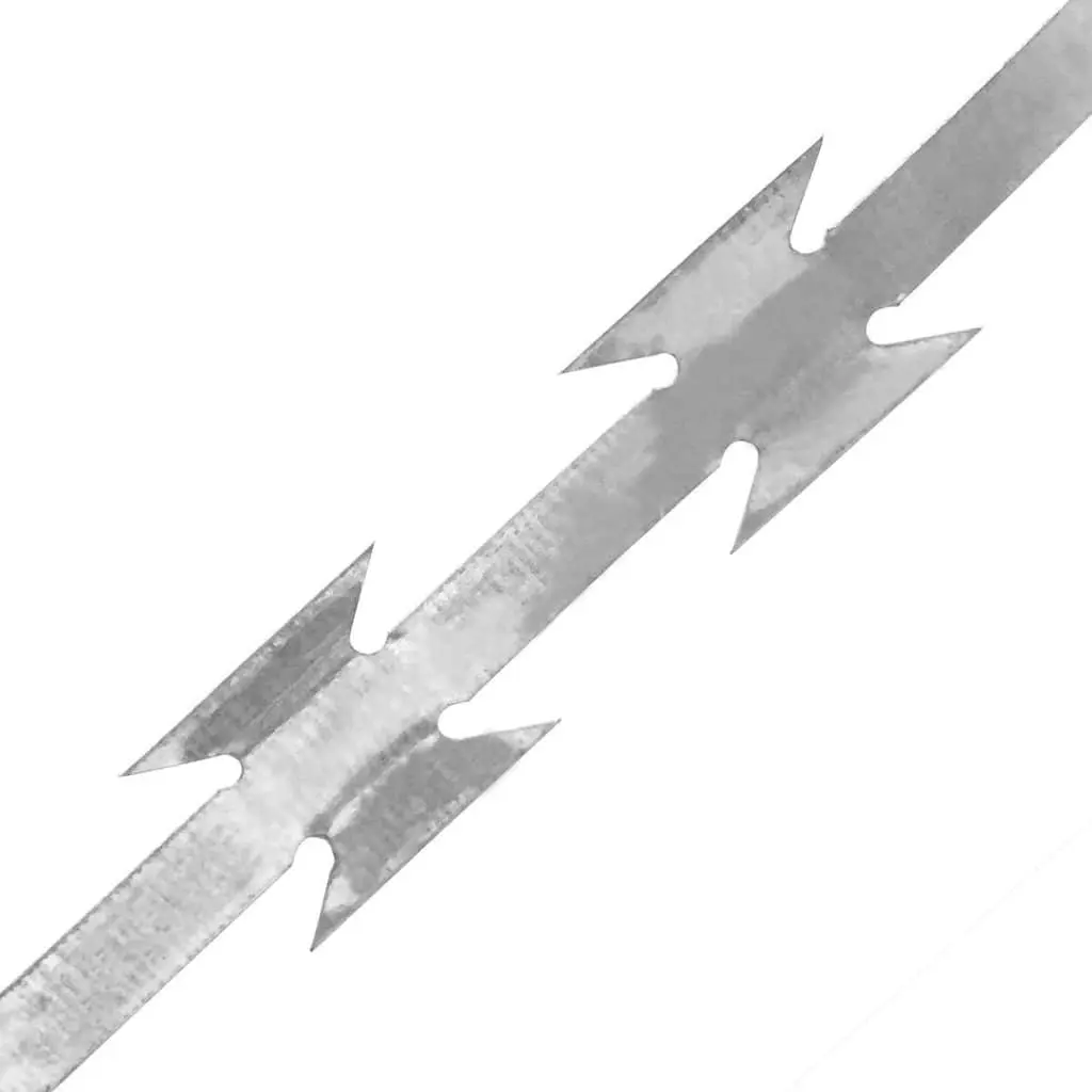 Razor Wire 2 Pieces 100m Steel Barbed Garden Fence Security Outdoor Protection