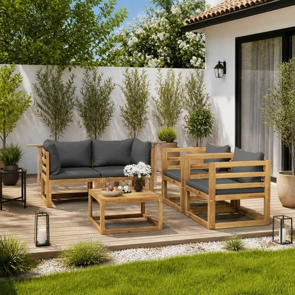 5 Piece Modular Garden Lounge Set