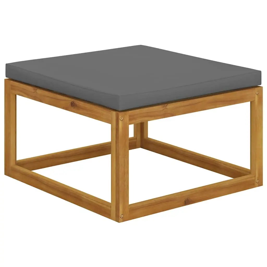 Garden Lounge Set 4 Piece Outdoor Furniture for Patio Grey
