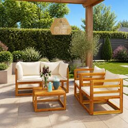 5 Piece Outdoor Lounge Set Specifications and Features