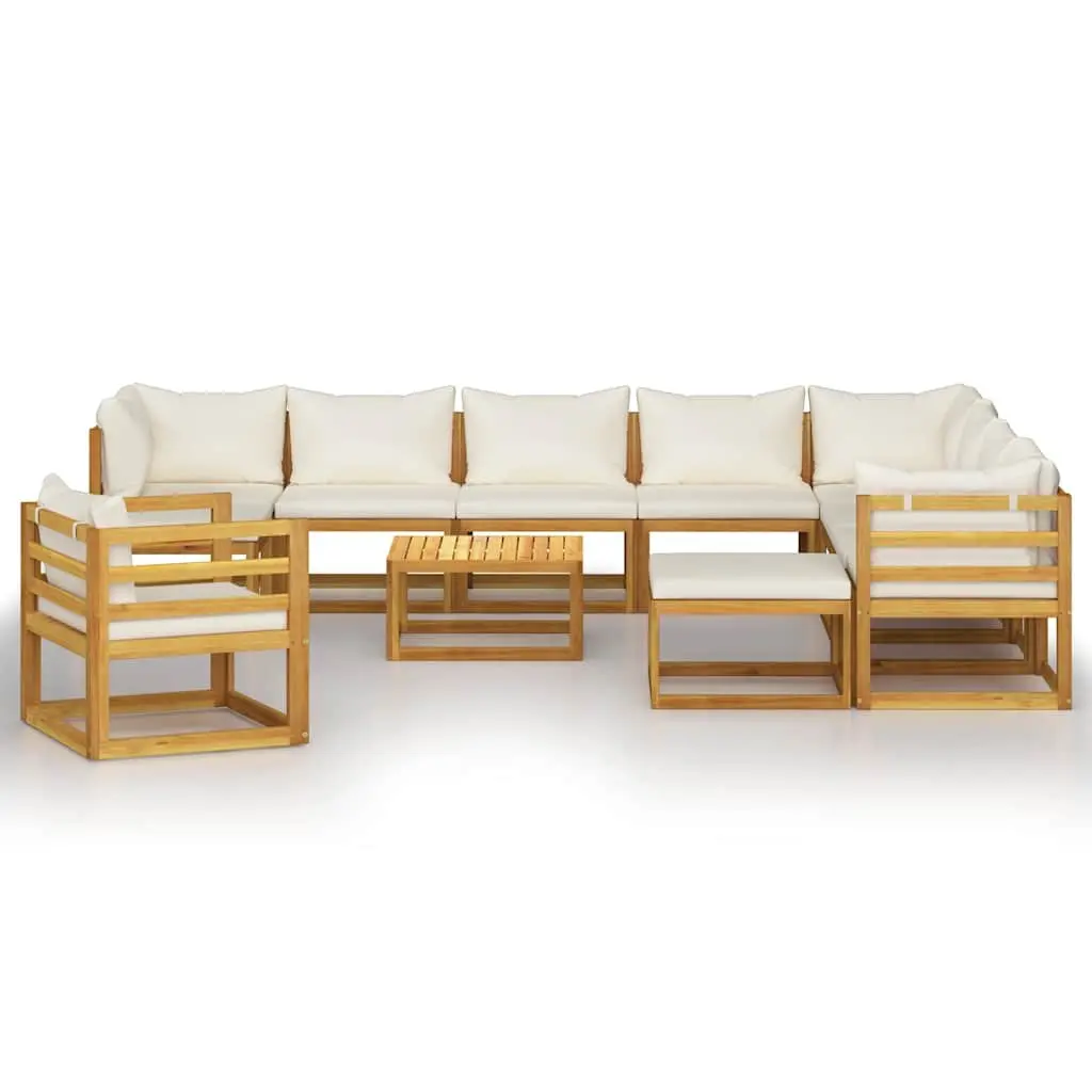 Garden Lounge Set 12 Piece Outdoor Furniture Patio Sofa Coffee Table