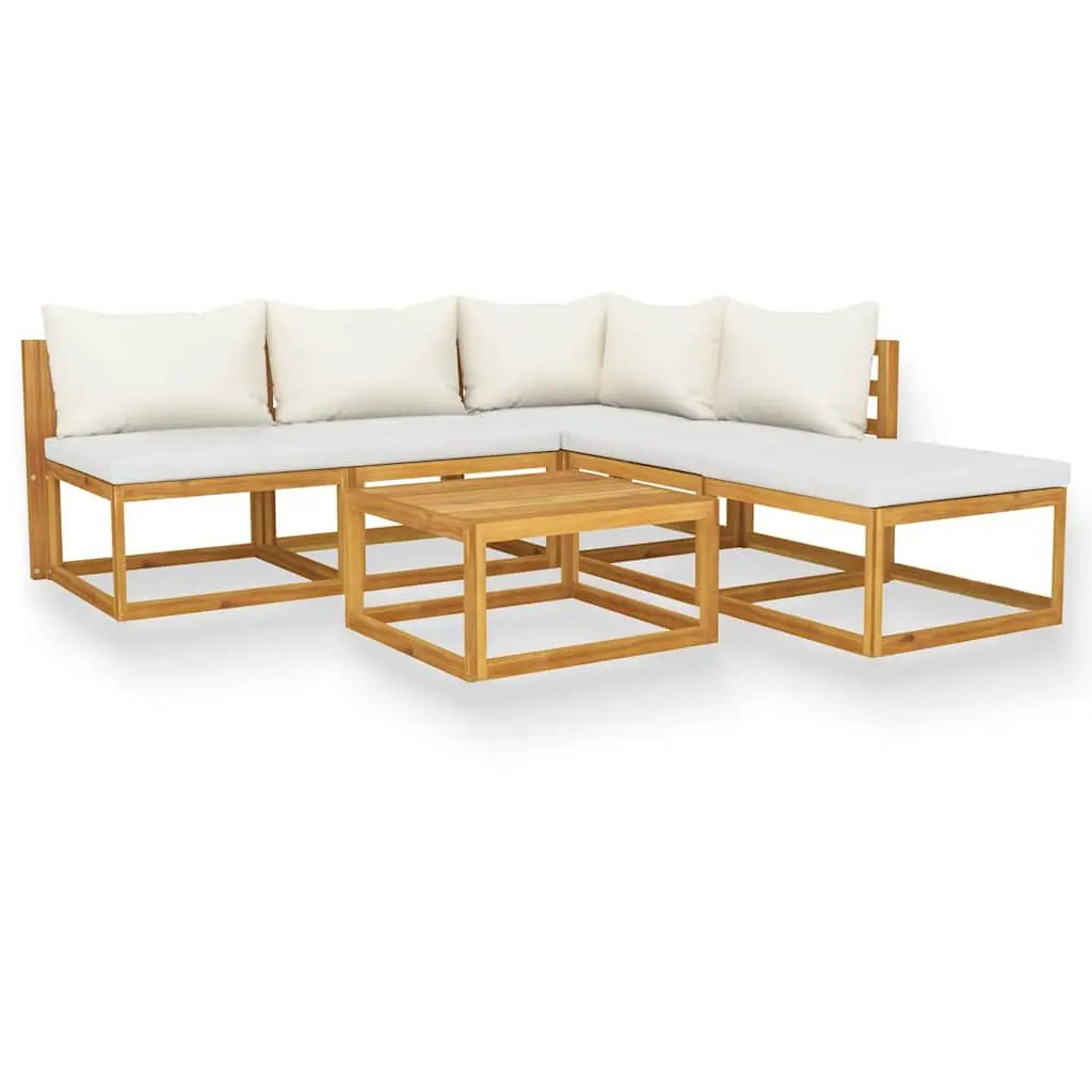Garden Lounge Set Outdoor Furniture Patio Sofa with Cushions 6 Piece