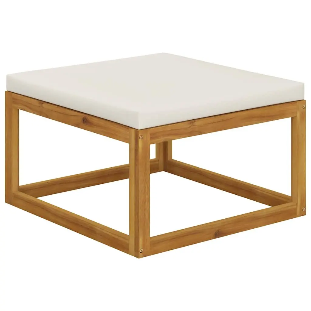 6 Piece Outdoor Lounge Set with Acacia Wood and Cushions