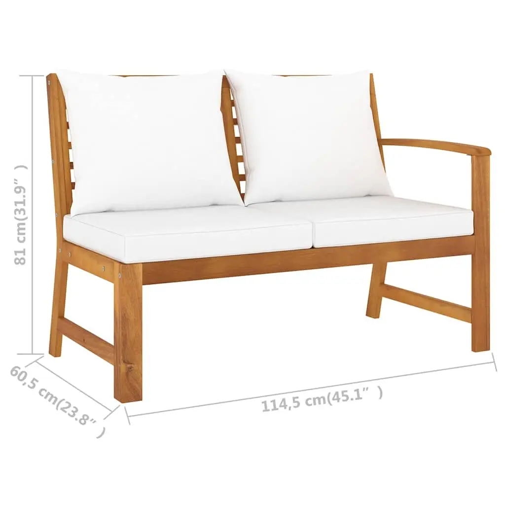 6 Piece Modular Garden Lounge Set with Coffee Table