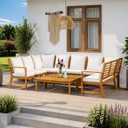 Specifications for 9 Piece Garden Lounge Set