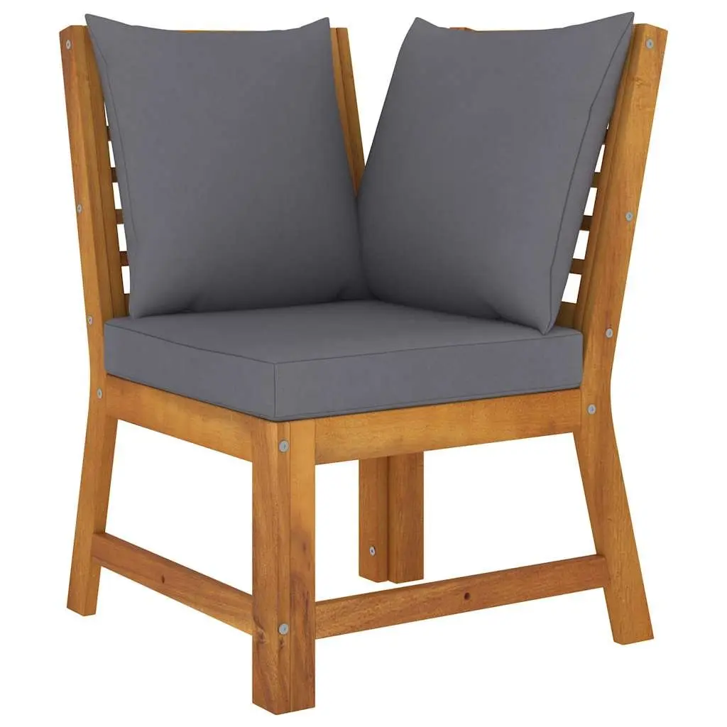 5 Piece Garden Lounge Set Outdoor Use with Cushions