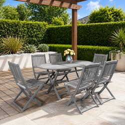 7-Piece Wooden Outdoor Dining Set Specifications