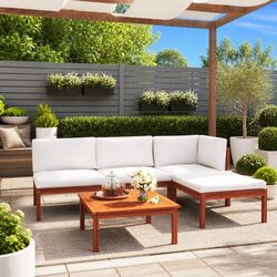 5 Piece Outdoor Garden Lounge Set: Specs & Features