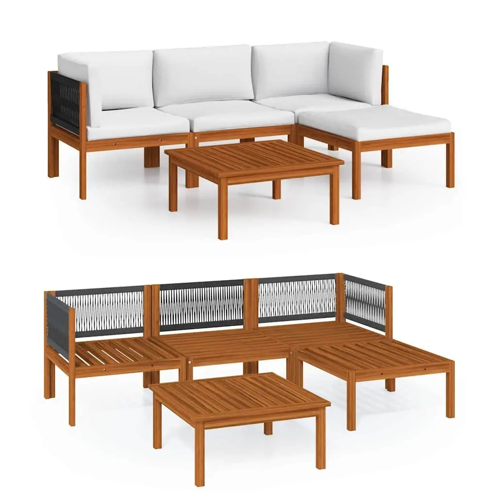 Garden Lounge Set Outdoor Furniture 5 Piece Patio Sofa