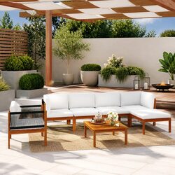 Specifications of 7-Piece Garden Lounge Set with Cushions