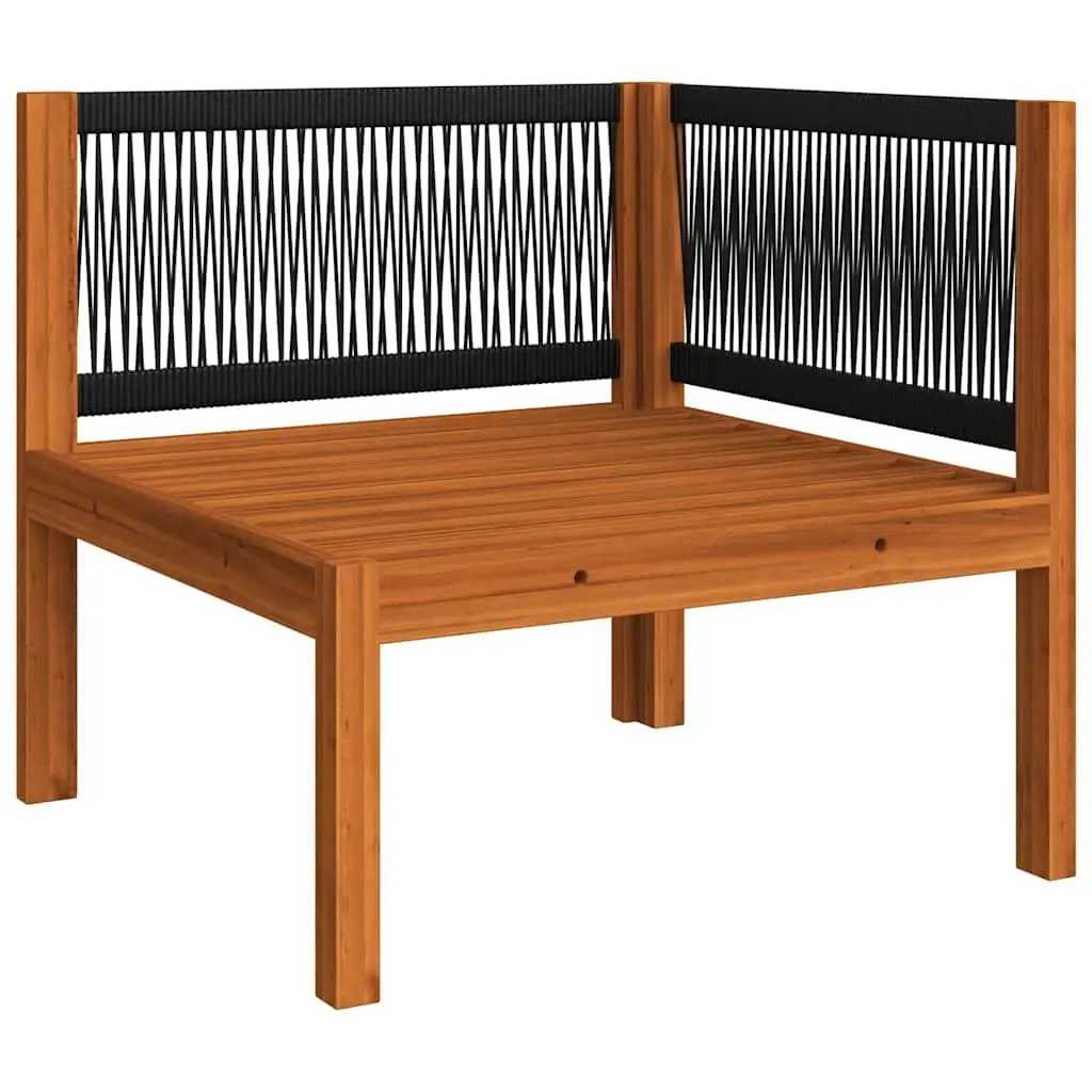 Garden Lounge Set Outdoor Furniture Modular 6 Piece Rope Woven Backrest