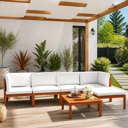 Specifications of 6-Piece Garden Lounge Set with Cushions