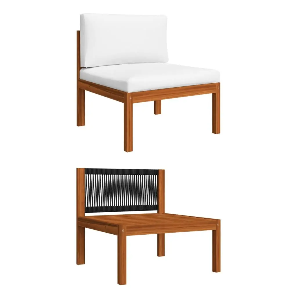 Garden Lounge Set Outdoor Furniture 5 Piece Patio Seating Rope Backrest