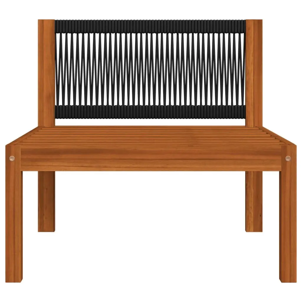 Garden Lounge Set Outdoor Furniture 5 Piece Patio Seating Rope Backrest