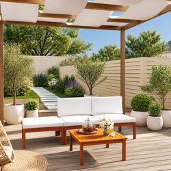 4 Piece Garden Lounge Set - Specifications and Features
