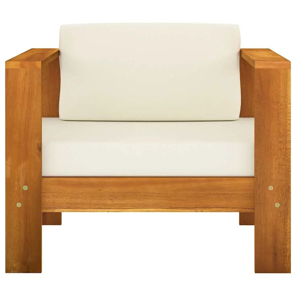 8 Piece Garden Lounge Set Acacia Wood Outdoor Furniture with Cushions Patio